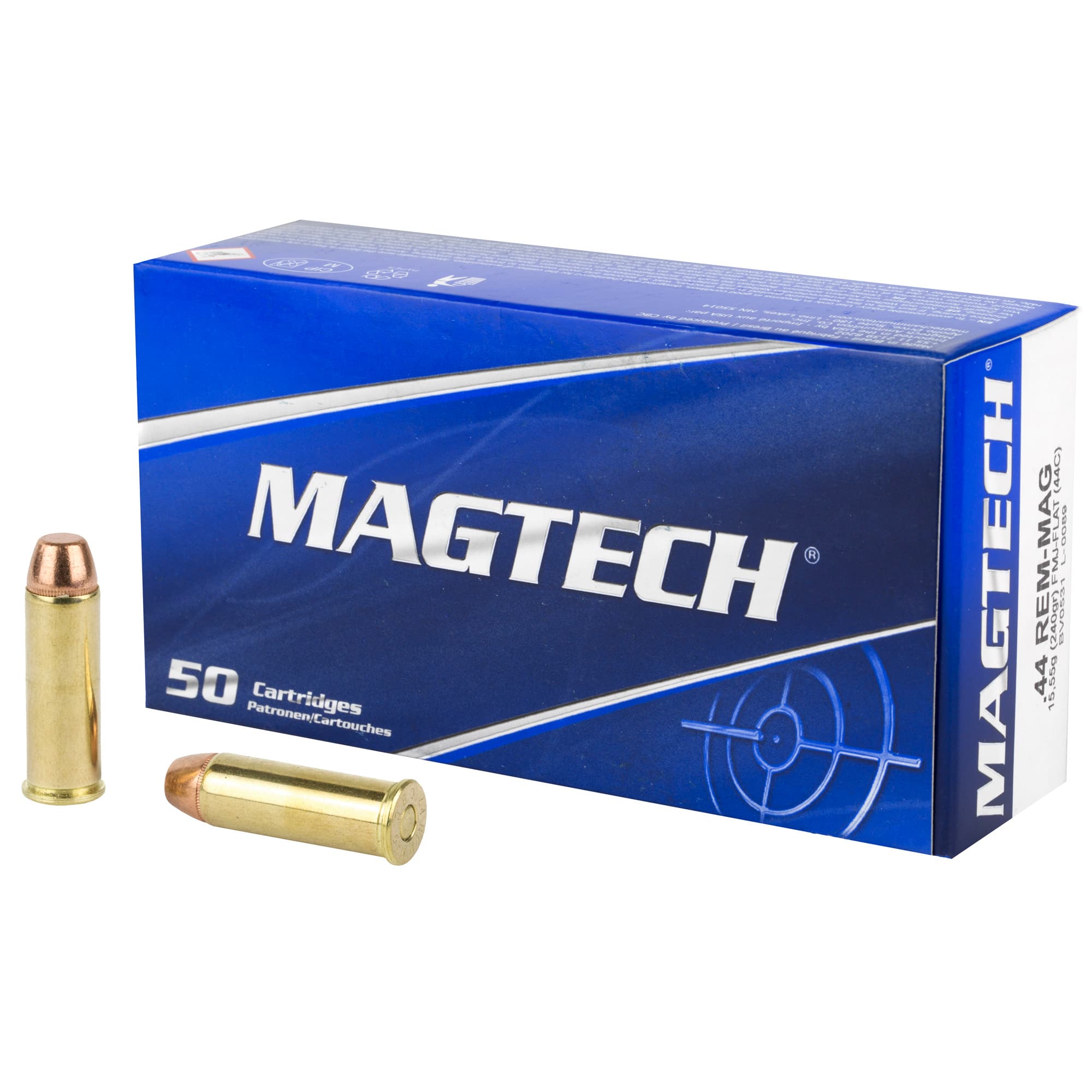 Magtech Range Training 44 Remington Magnum Full Metal Jacket 240 Grain 50 Rounds